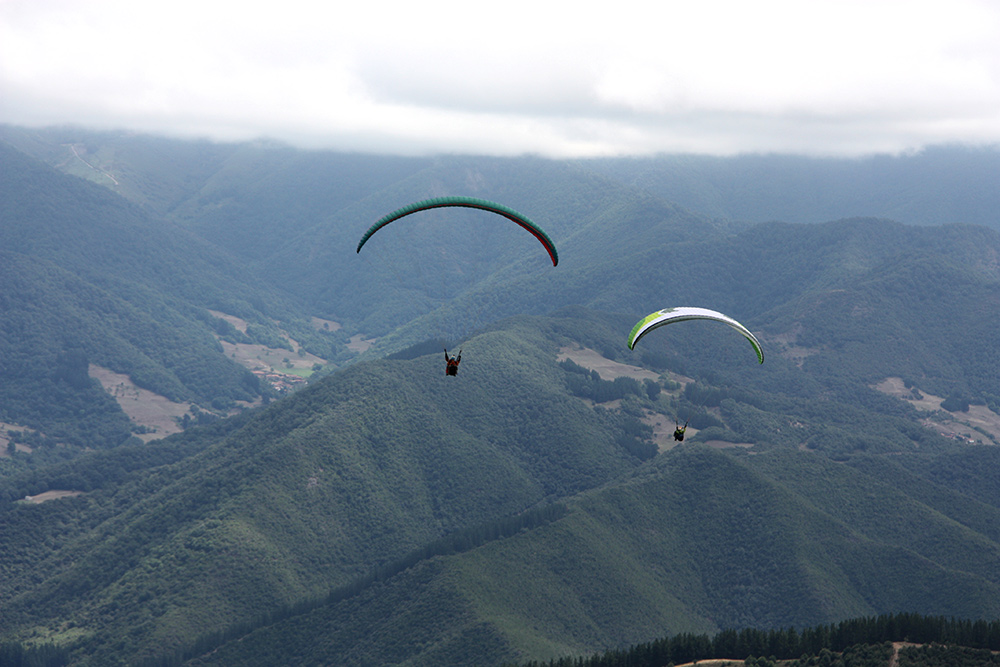 parapente - picos de Europa